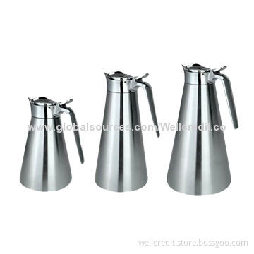 Healthy stainless steel vacuum pot, 1.0/1.5/2.0L capacity